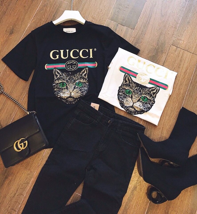Áo đôi Gucci mèo