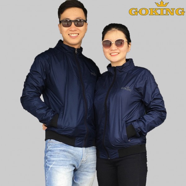 Áo khoác gió cách nhiệt GOKING, áo khoác dù cặp đôi hàng hiệu Việt Nam cao cấp, chống nắng gió lạnh, giữ ấm hiệu quả.