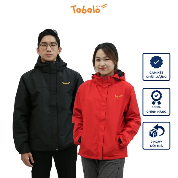 Áo khoác gió nam nữ TABALO Resolve Jacket 2 lớp, Chống Thấm, Form Rộng Unisex