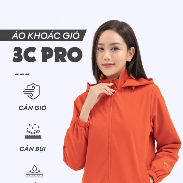 Áo khoác nữ Yody gia đình 3C Pro chất liệu cao cấp cản gió giữ ấm áo gió nhiều màu chống UV AKN6012