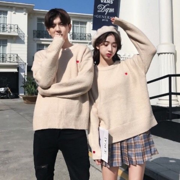 [HÀNG ORDER] Áo đôi len cả nam và nữ phong cách Hàn Quốc