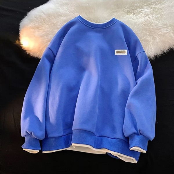 Áo Sweater Nam Form Rộng Phối Layer Chất Nỉ Unisex Thời Trang Trẻ Trung VESCA M10