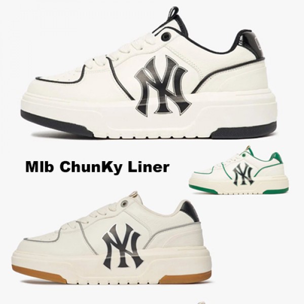 Giày Thể Thao ”MLB Chunky Liner, Giày”MLB NY Chunky Liner Đế Cao 5Cm Nam Nữ Bản Chuẩn Full Bill+Box