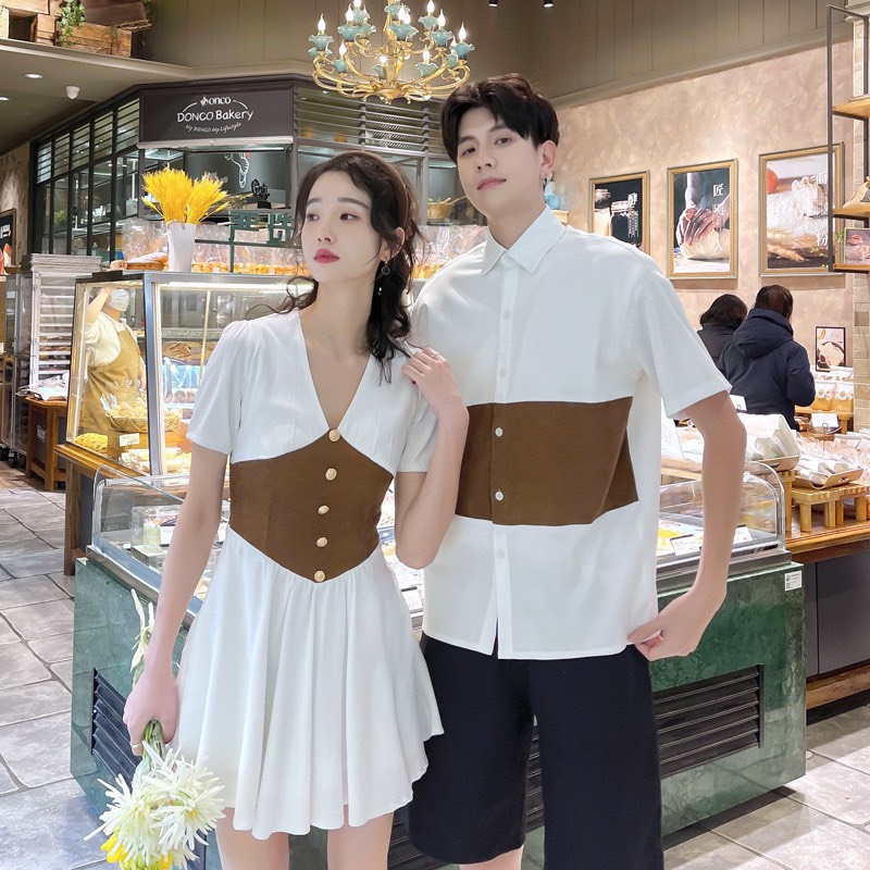 Set váy đôi bạn thân hình quả siêu dễ thương | Shopee Việt Nam